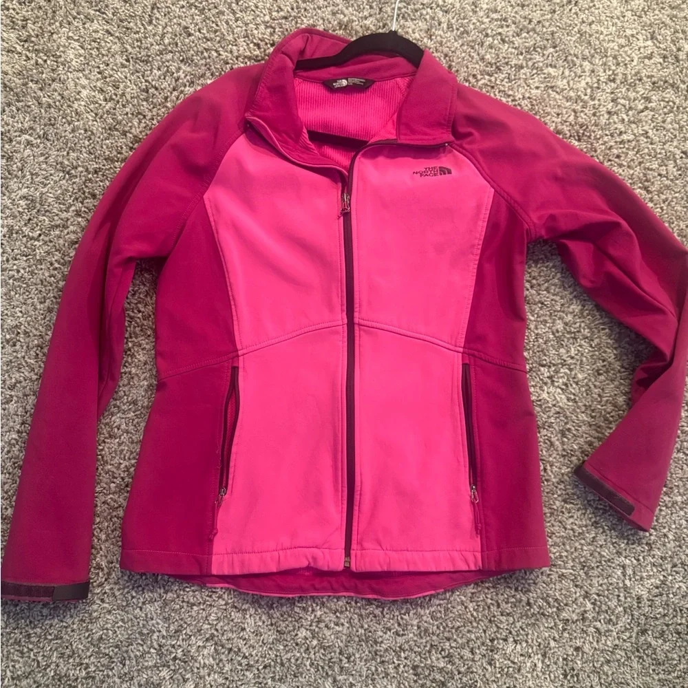 The North Face Women's Two-Tone Pink Ski Jacket - Picture 1 of 3